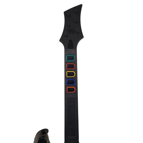 2 Nintendo Wii Guitar Hero Wireless Guitars RedOctane Sunburst 95455.805 Tested - Picture 4 of 16